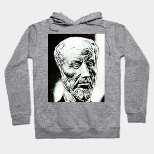 Plotinus Black And White Portrait | Plotinus Artwork 4 Hoodie